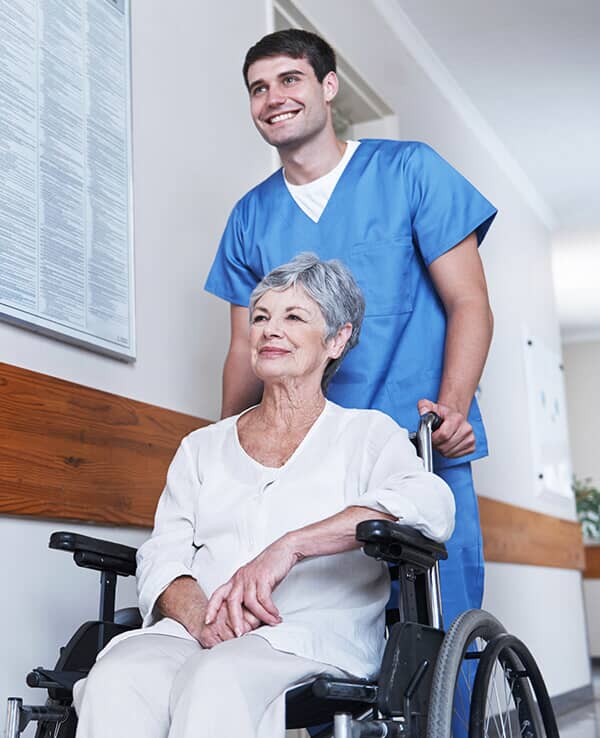 Barlow Hospital patient and nurse