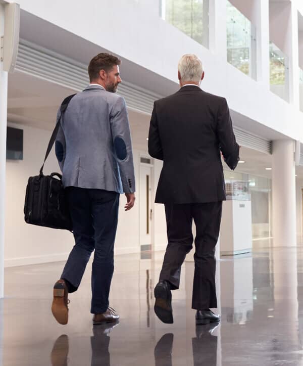 Vibra team walking in facility