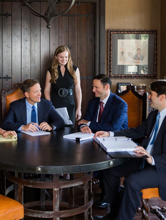 lawyers working around a table