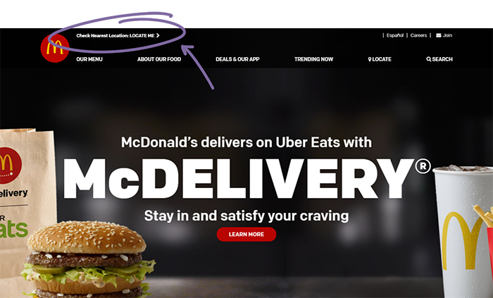 McDonald's website.